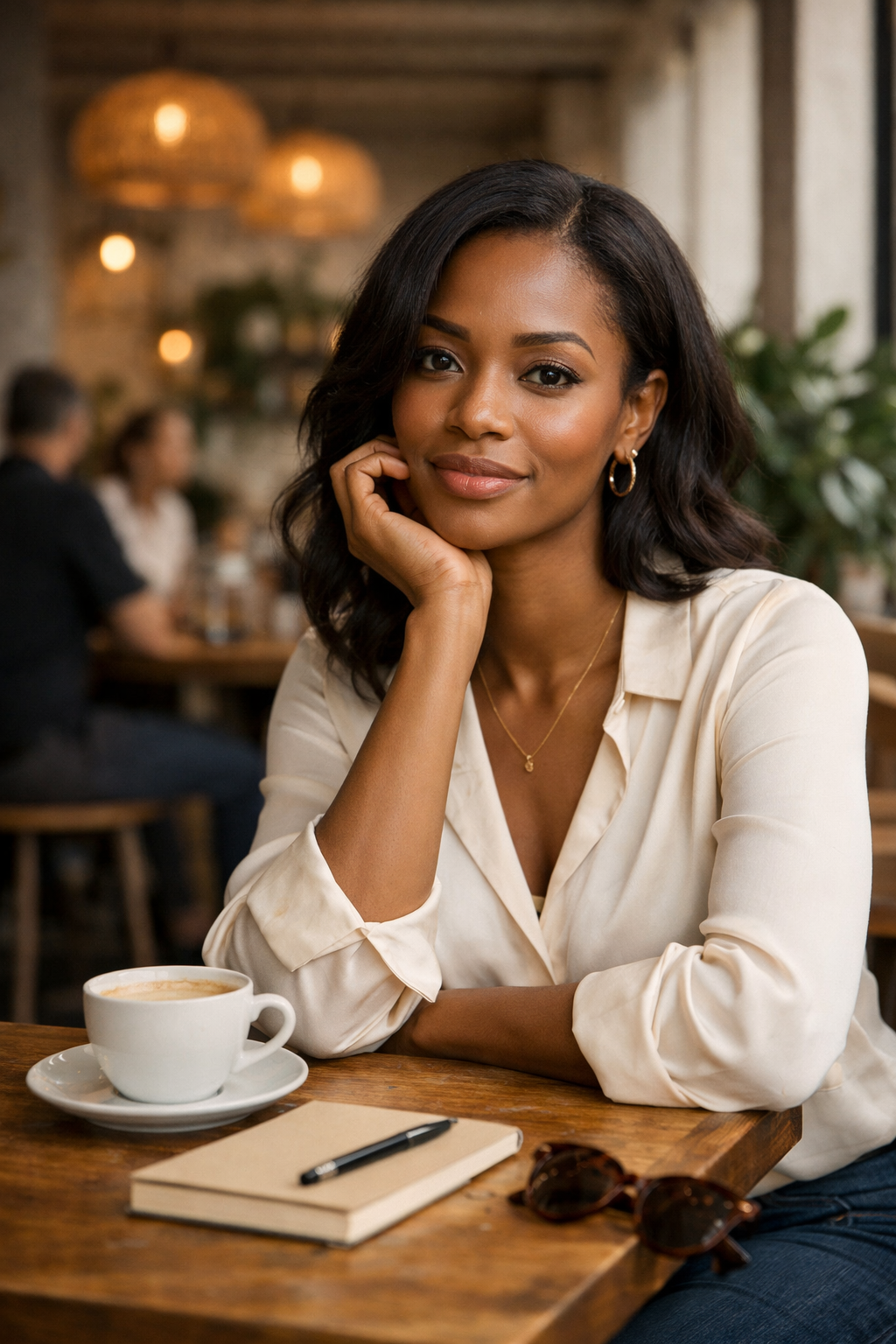 Illustration éditoriale pour un profil sur site de rencontre africain